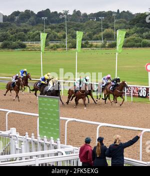 Wolverhampton Races, Wolves. Stock Photo