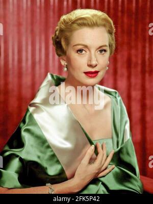 DEBORAH KERR (1921-2007) Scottish film actress about 1955 Stock Photo