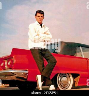 FRANKIE AVALON American singer and film actor about 1960 Stock Photo