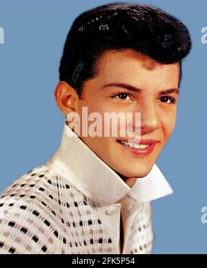 FRANKIE AVALON American singer and film actor about 1960 Stock Photo