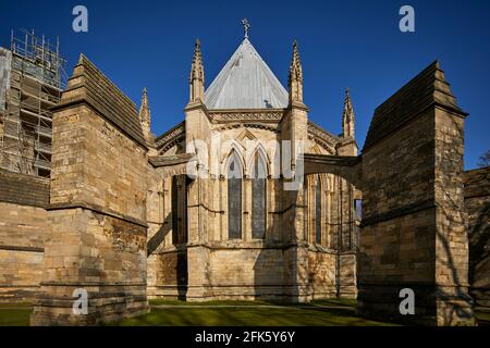 Lincoln, Lincolnshire, East Midlands, Cathedral Church of the Blessed Virgin Mary of Lincoln Chapter House Stock Photo