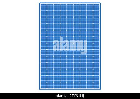 Solar panel texture on white background. Photovoltaic, renewable energy sources concept Stock Photo