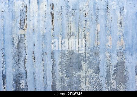 Blue and white background of the concrete wall texture. Stock Photo