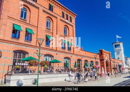 MALMO, SWEDEN - AUGUST 27, 2016: View of Central train Station in Malmo, Sweden Stock Photo