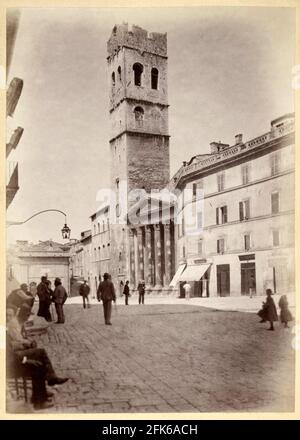 Temple of Minerva - Assisi Rome Stock Photo - Alamy