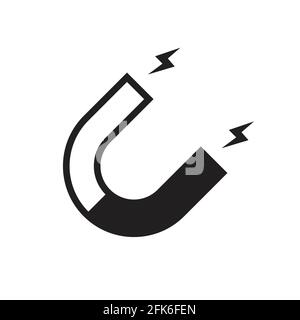 Magnet icon vector for graphic design, logo, web site, social media, mobile app, ui illustration Stock Vector