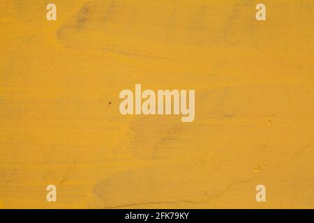 Abstract bright yellow grunge decorative stucco wall background create from plaster cement material Stock Photo