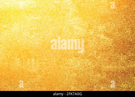 Shiny gold texture paper or metal. Stock Vector