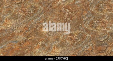 Emperador Marble in brown color with natural veins polished surface Stock Photo