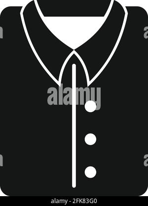 Dry cleaning shirt icon, simple style Stock Vector