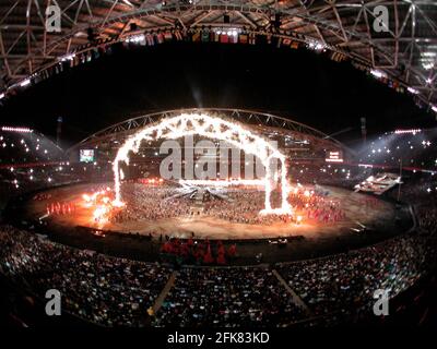 Sydney Olympic Games September 2000The opening ceremony Stock Photo