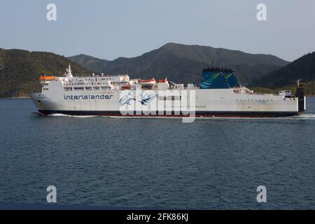 MS Kaiarahi, RoRo ferry, built 1998 as dawn merchant.Variously use don