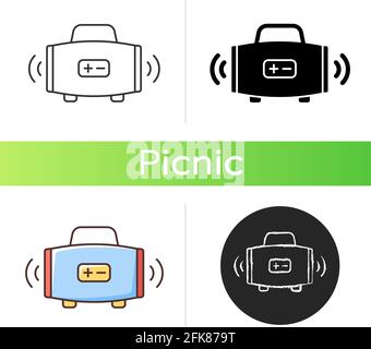 Wireless loudspeaker icon Stock Vector