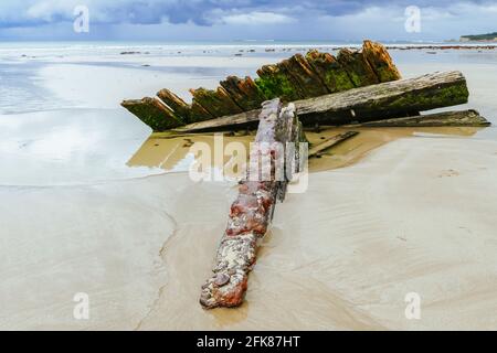 Amazon Shipwreck in Inverloch Australia Stock Photo