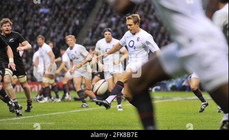 ENGLAND V NEW ZEALAND AT TWICKENHAM 21/11/09. PICTURE DAVID ASHDOWN Stock Photo
