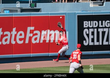 This is a 2022 photo of Tyler Naquin of the Cincinnati Reds baseball team  taken Friday, March 18, 2022, in Goodyear, Ariz. (AP Photo/Charlie Riedel  Stock Photo - Alamy