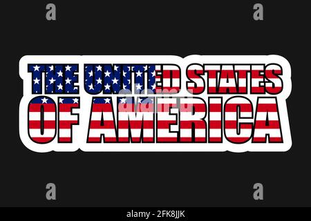 american elections vote vector illustration. collection of badge patch stickers with democratic civil society slogans, stars and stripes flag elements. ready-made design for advertising printing. Stock Vector