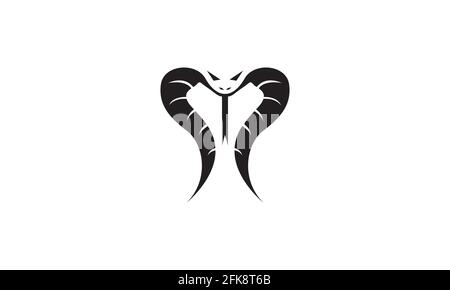 modern shape head snake cobra logo symbol icon vector graphic design illustration Stock Vector