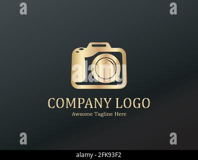 Camera photography logo icon vector template. Camera icon vector logo design. Logo template photography studio, photographer, photo. Company, brand, b Stock Vector