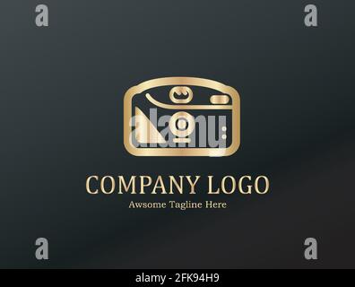 Camera photography logo icon vector template. Camera icon vector logo design. Logo template photography studio, photographer, photo. Company, brand, b Stock Vector
