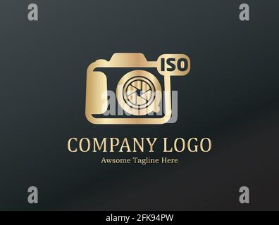 Camera photography logo icon vector template. Camera icon vector logo design. Logo template photography studio, photographer, photo. Company, brand, b Stock Vector