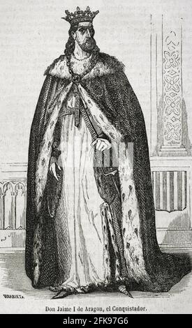 Jaume I de Aragón (12081276), el conquistador, rey de Aragón, Mallorca