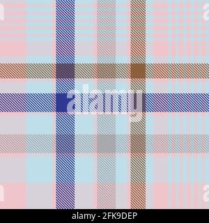 Colourful Plaid textured seamless pattern for fashion textiles and graphics Stock Vector