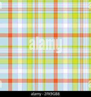Colourful Plaid textured seamless pattern for fashion textiles and graphics Stock Vector