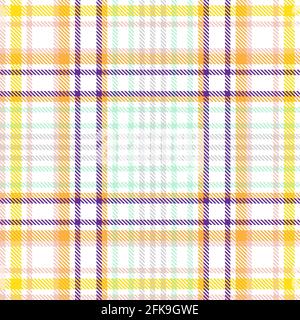 Colourful Plaid textured seamless pattern for fashion textiles and graphics Stock Vector