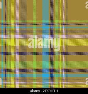 Colourful Plaid textured seamless pattern for fashion textiles and graphics Stock Vector