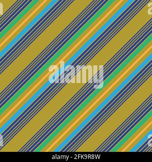 Colourful diagonal striped seamless pattern background suitable for fashion textiles, Stock Vector