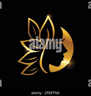 Black and golden cosmetic containers Royalty Free Vector