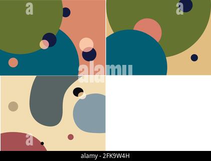 Circle round shape new abstract background color Stock Vector