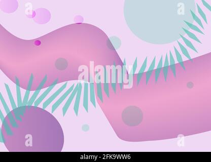 Bright shiny wavy abstract background Vector desig Stock Vector