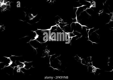 Black stone background with white pattern. Marble texture digital paper Stock Photo