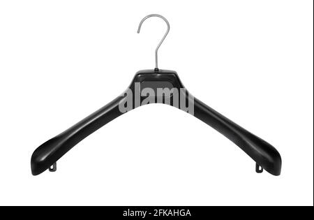 Coat hanger isolated over white background. Stock Photo