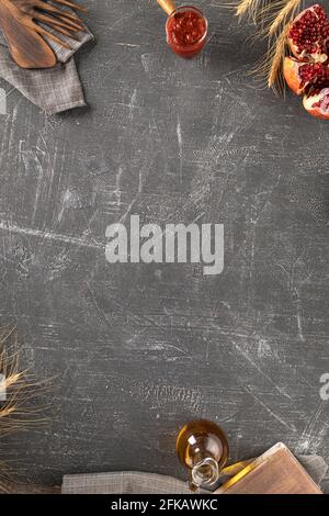 Grey textured scratched concrete as a background Stock Photo
