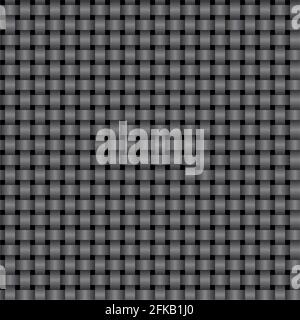 Carbon texture background - Gray and black Stock Vector