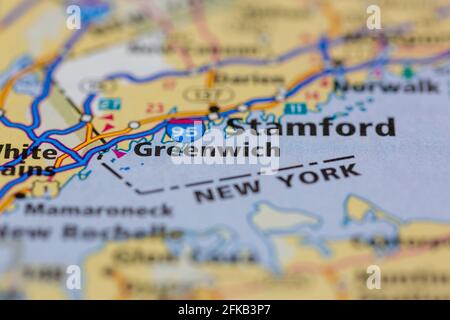 town of greenwich ct map