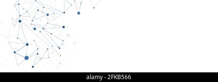 Network Background on the white Stock Vector