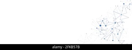 Network Background on the white Stock Vector
