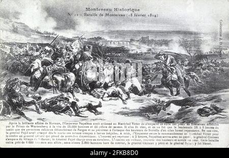 Battle of Montereau. France Campaign. January-March 1814 18th February 1814  Paris, Fondation Napoléon Stock Photo