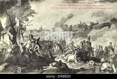 France Campaign: Battle of Brienne-Le-Château. 29th January 1814  Paris, Fondation Napoléon Stock Photo