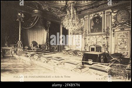 Napoleon's Throne Room, Palace of Fontainebleau (1137) *
