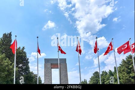 Entrance to Gallipoli Martyrs Memoria Stock Photo