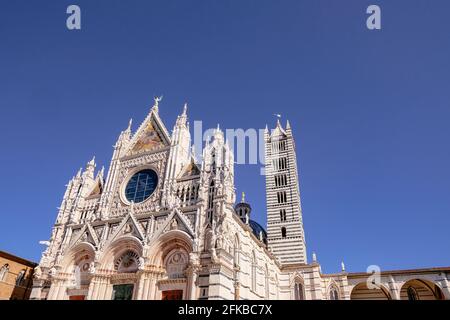Duomo di Siena - Beautiful Gothic Church - Siena, Tuscany, Italy Stock Photo