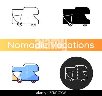 RV covers black glyph icon Stock Vector Image & Art - Alamy