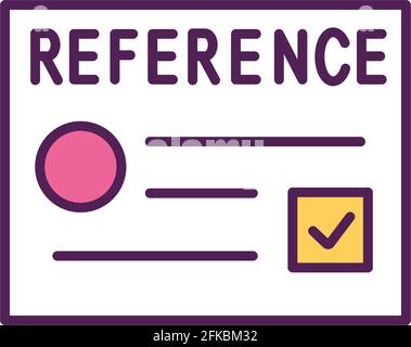 Reference letter linear icon. Recommendation letter. Thin line ...