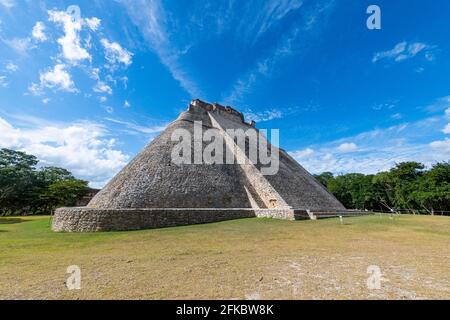 The Maya ruins of Uxmal, UNESCO World Heritage Site, Yucatan, Mexico, North America Stock Photo