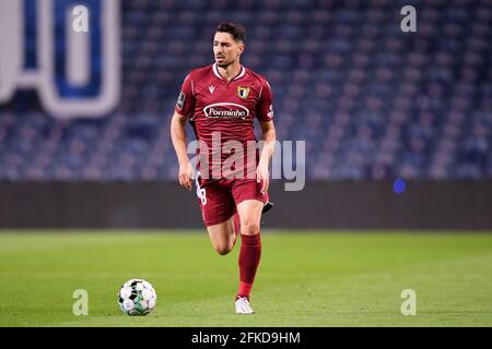 30th April 2021; Dragao Stadium, Porto, Portugal; Portuguese Championship 2020/2021, FC Porto versus Famalicao; P&#xea;p&#xea; Rodrigues of Famalicao Stock Photo